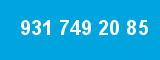 931 749 20 85 931 749 20 85